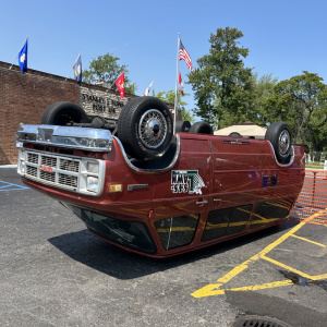 American-Legion-Upside-Down-Car