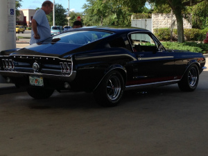 Mustang-at-Gas-Station